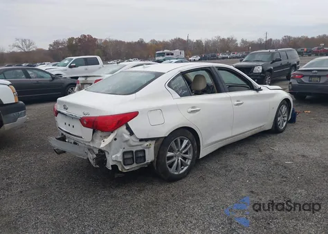2015 Infiniti Q50 Premium from USA, damaged, VIN JN1BV7AR3FM418749